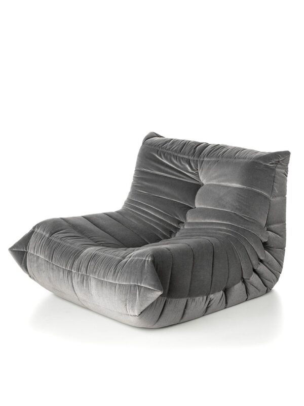 Sillon Togo Velvet Gris Grafito