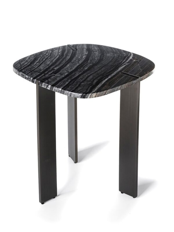 Mesa Lateral Zander Marmol Negro