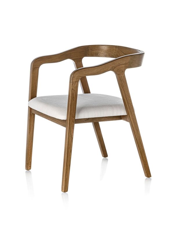 Silla Burgos Teca y Lino Quinquela Blanco